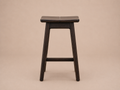 Tabouret de cuisine/bar en chêne noir