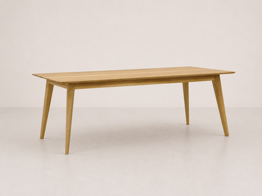 Table de salle à manger en chêne scandinave