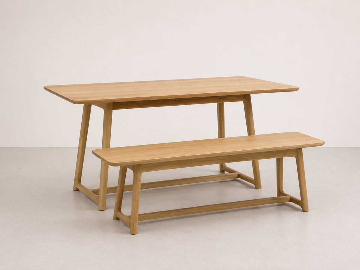 Table de salle à manger en chêne massif