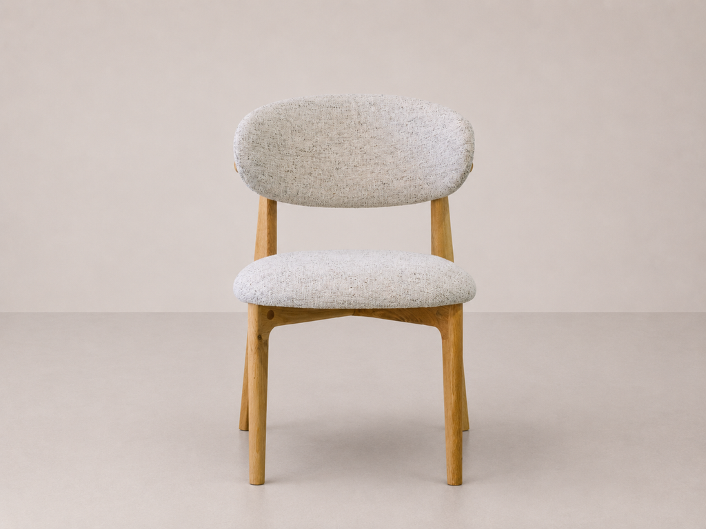 Chaise de salle à manger en chêne