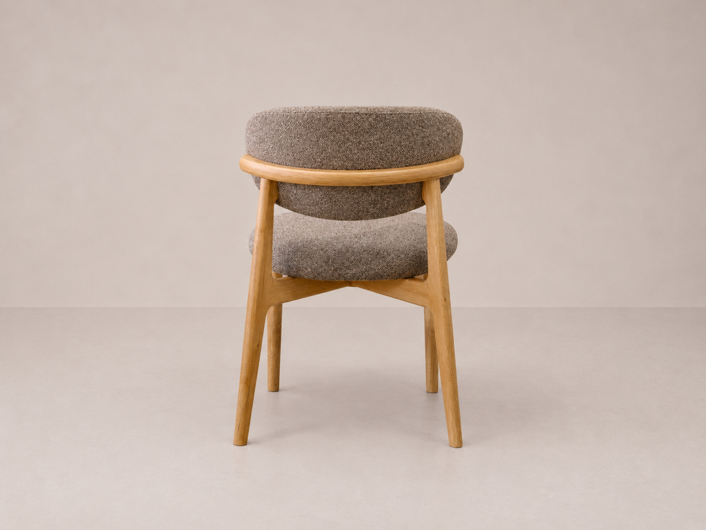 Chaise de salle à manger en chêne