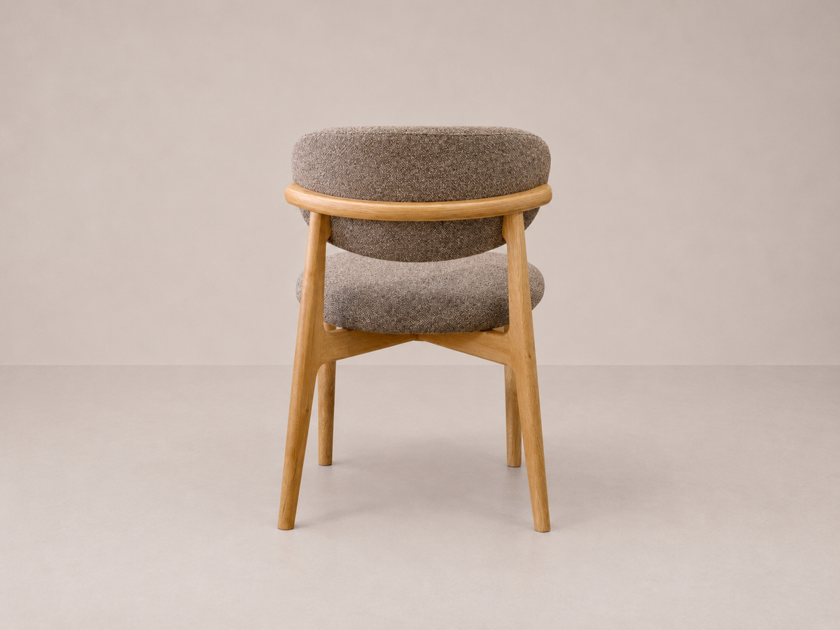 Chaise de salle à manger en chêne