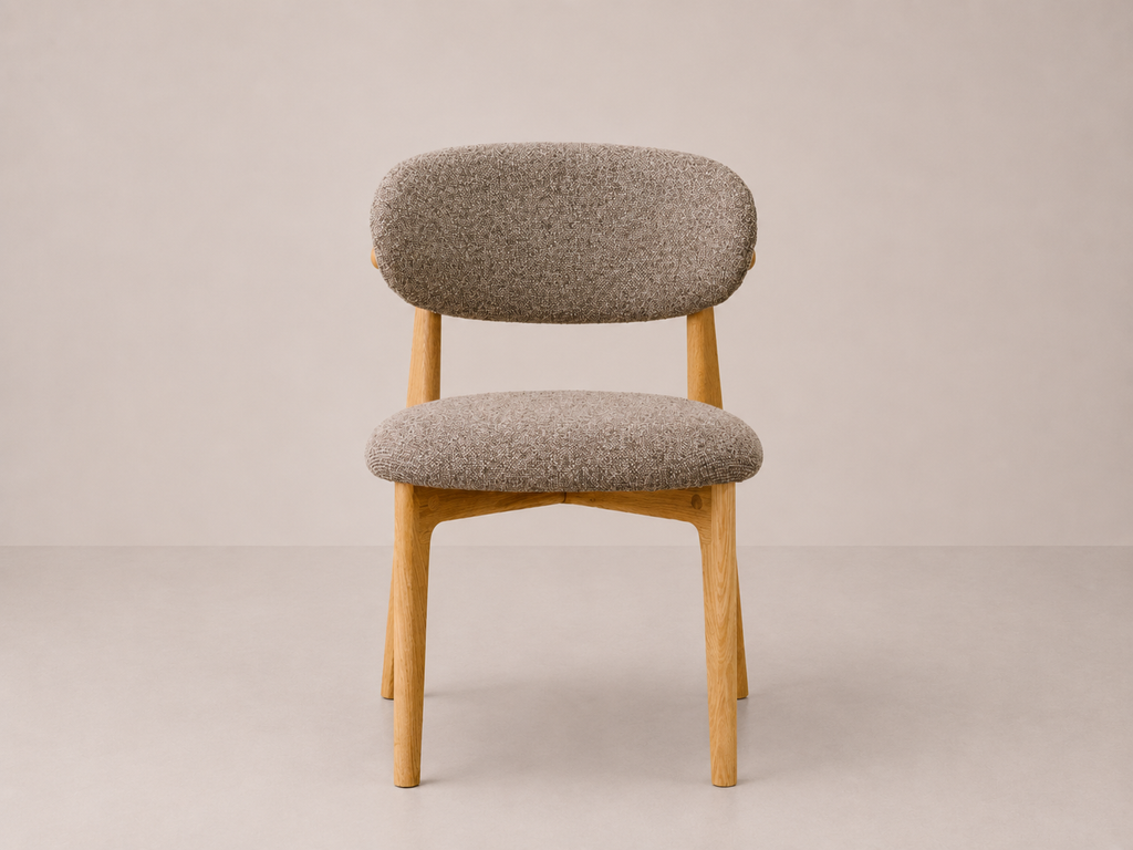 Chaise de salle à manger en chêne