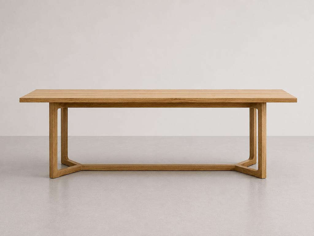 Table de salle à manger en chêne massif