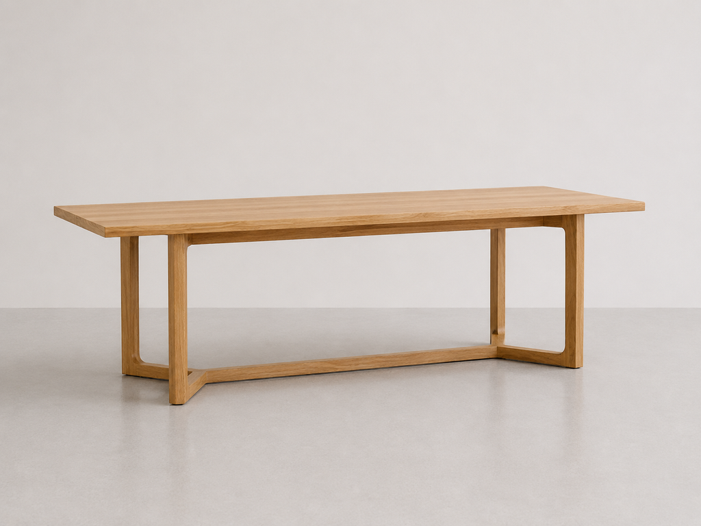 Table de salle à manger en chêne massif