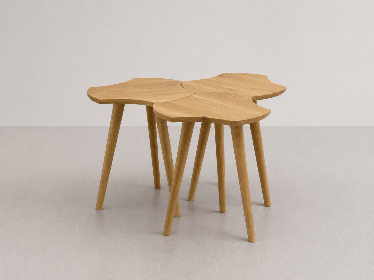 Tables d'appoint, lot de trois