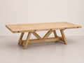 Table basse en chêne rustique