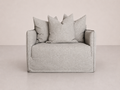 Causeuse en tissu