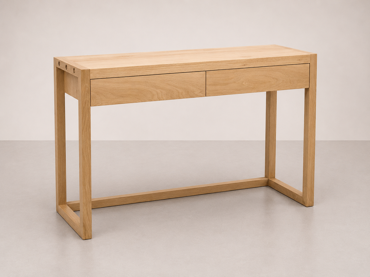 Bureau rustique en chêne