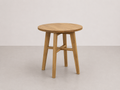 Table d'appoint ronde en chêne