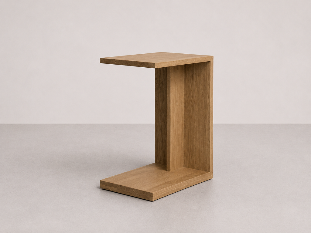 Table d'ordinateur portable en chêne