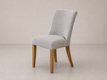 Chaise de salle à manger en chêne du milieu du siècle