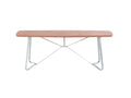 Banc en bois et acier