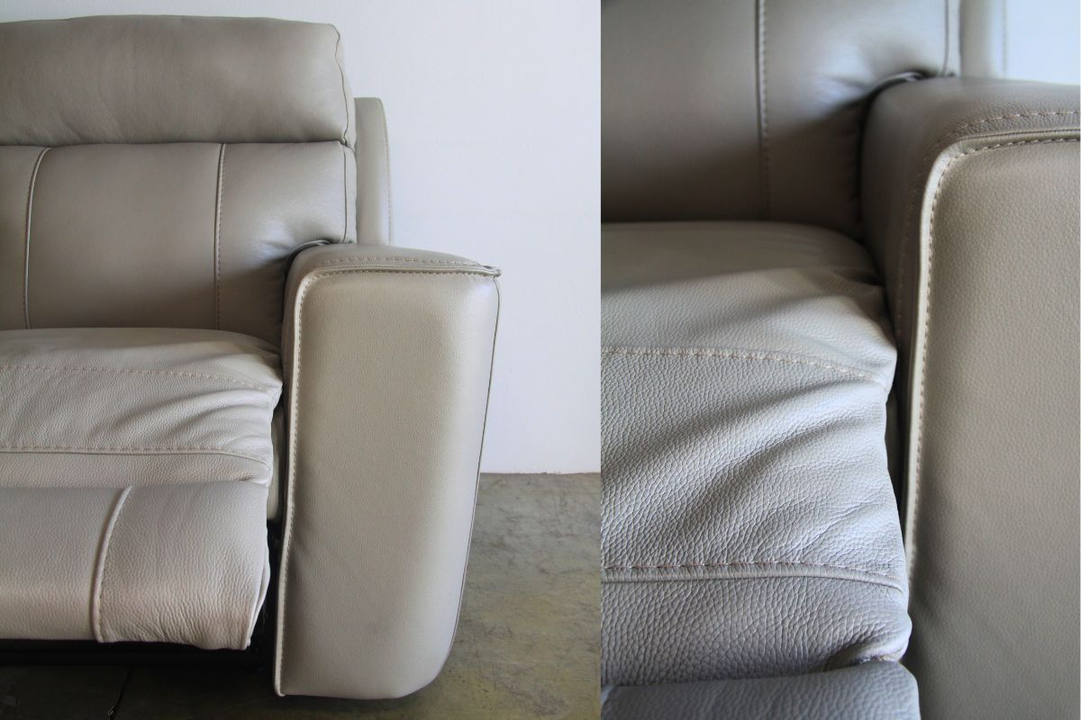 Fauteuil inclinable en cuir de luxe