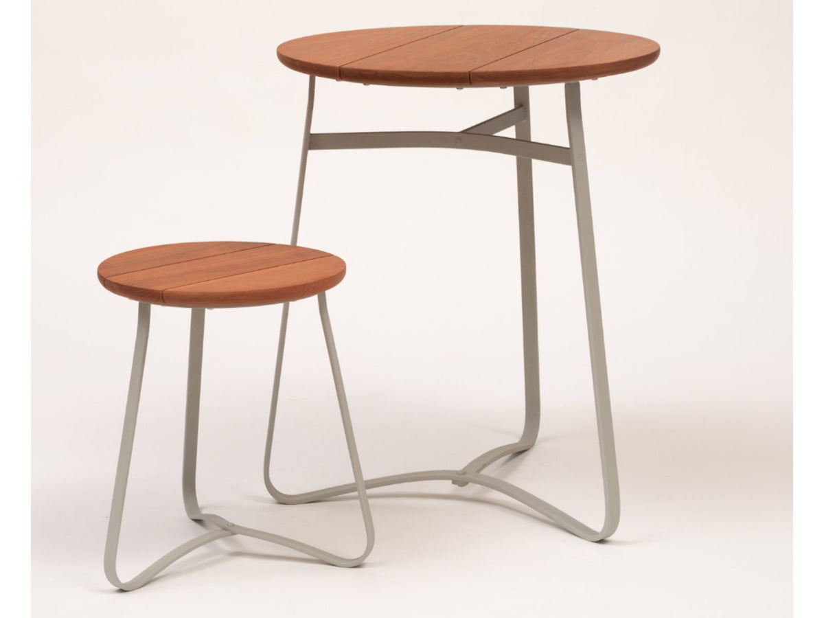 Tabouret bois et métal