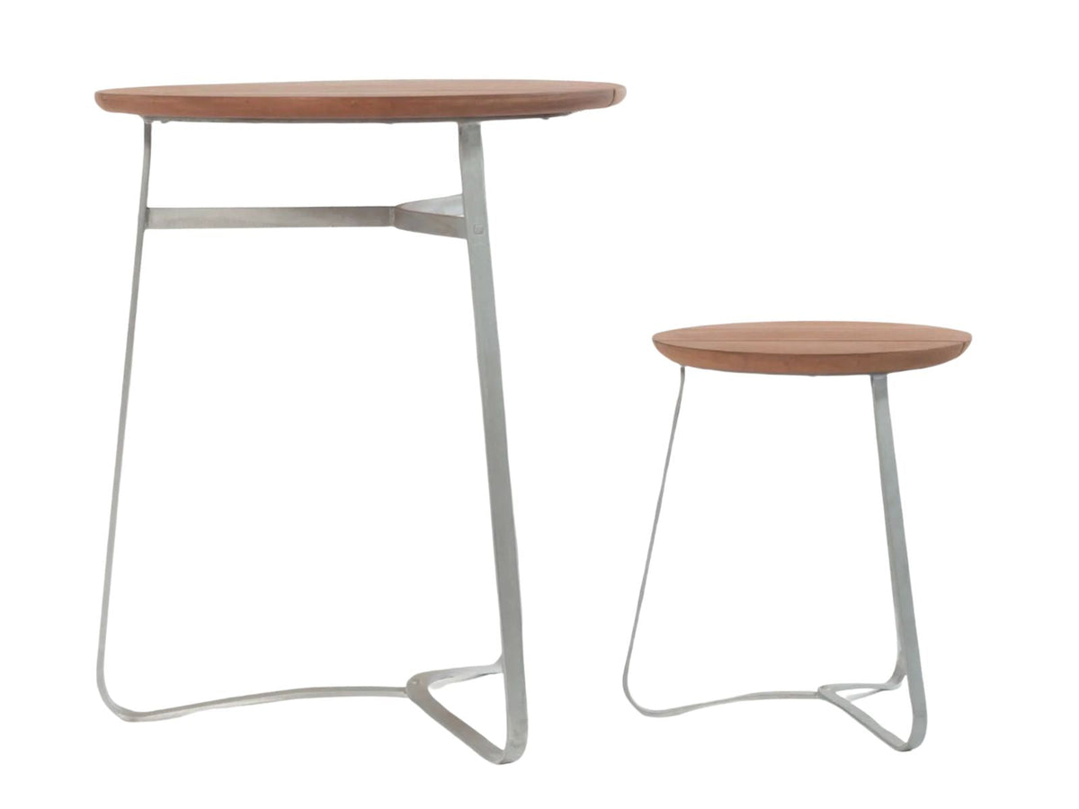 Table à manger en bois et acier