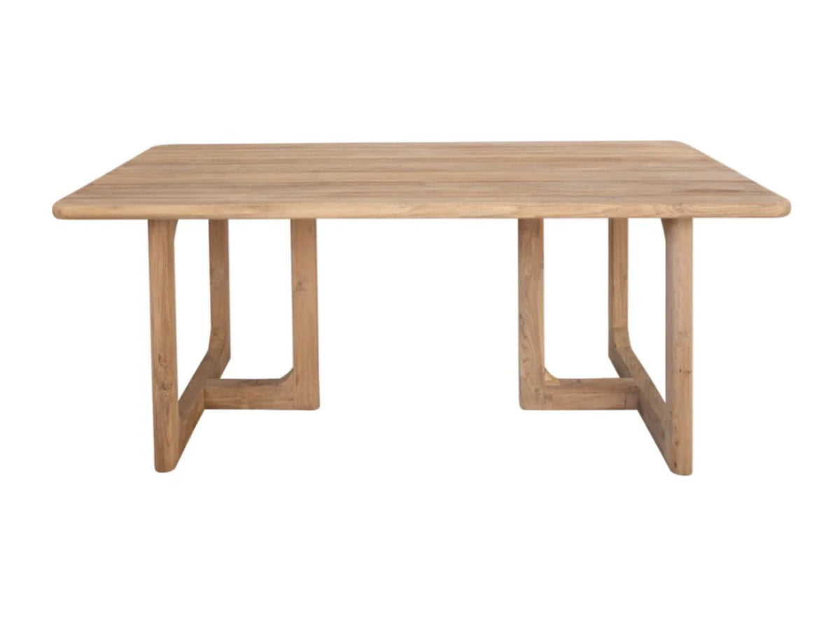 Table à manger 6 places en teck recyclé