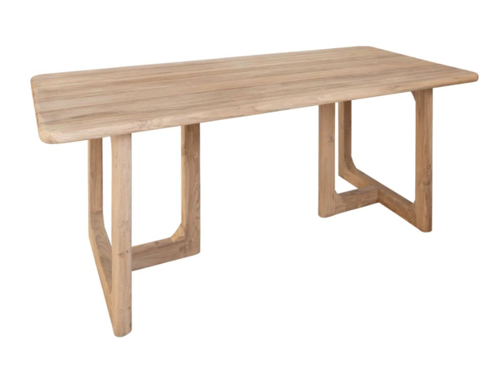 Table à manger 6 places en teck recyclé