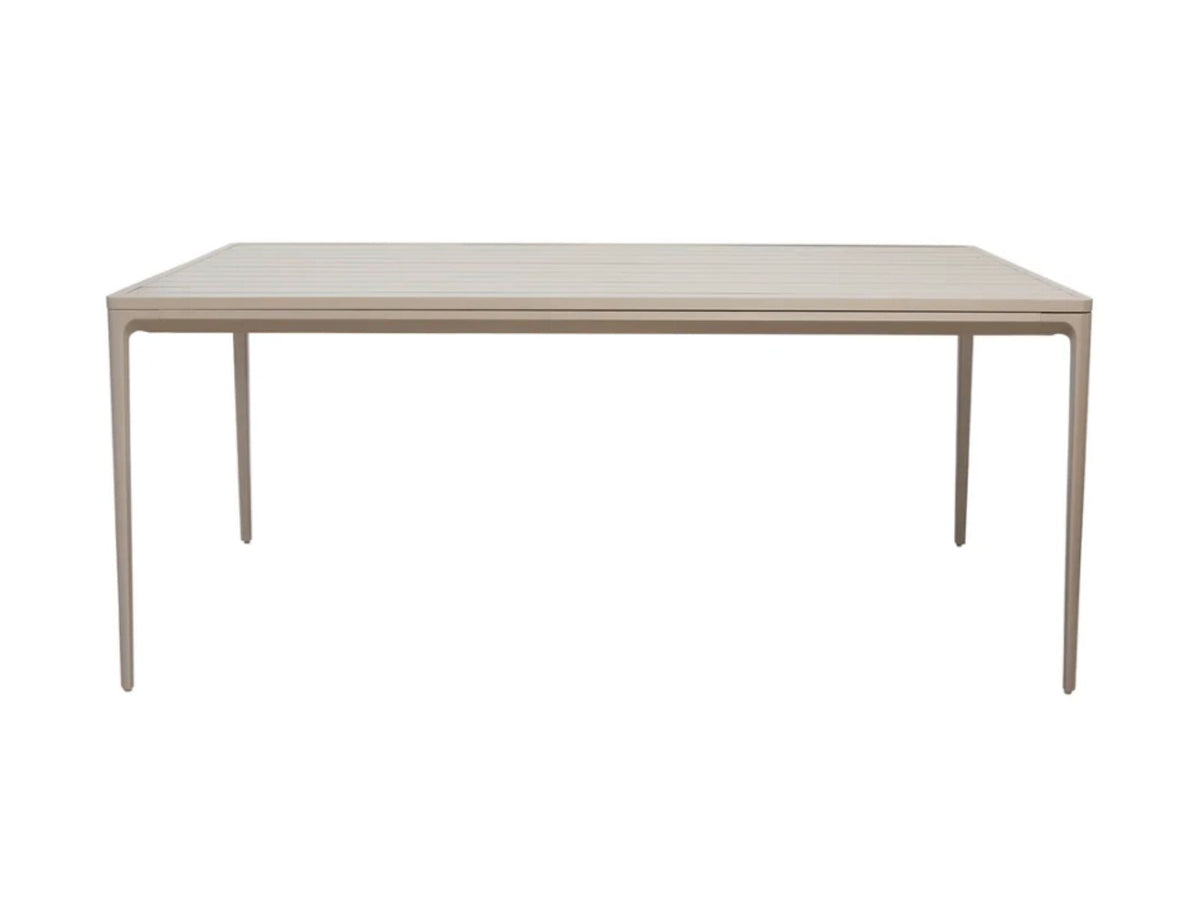 Table de jardin rectangulaire en aluminium 6 places