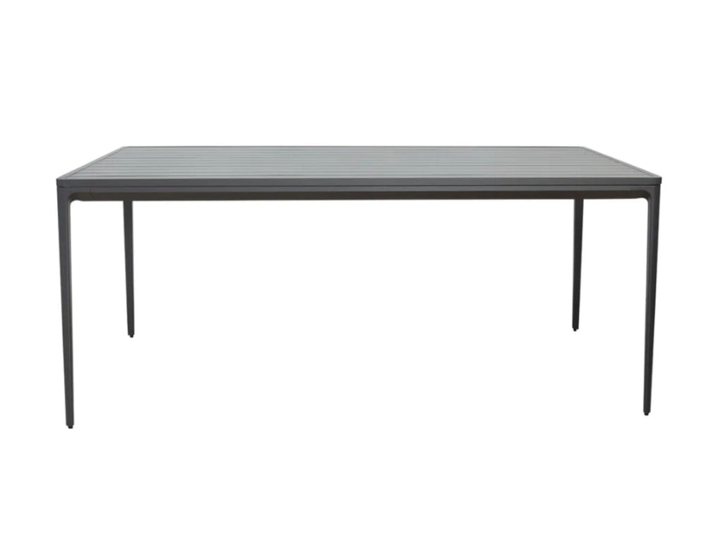 Table de jardin rectangulaire en aluminium 6 places