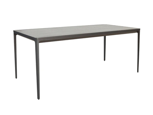 Table de jardin rectangulaire en aluminium 6 places