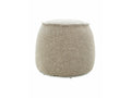 Tabouret pivotant en tissu