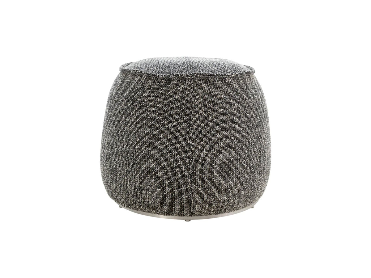 Tabouret pivotant en tissu