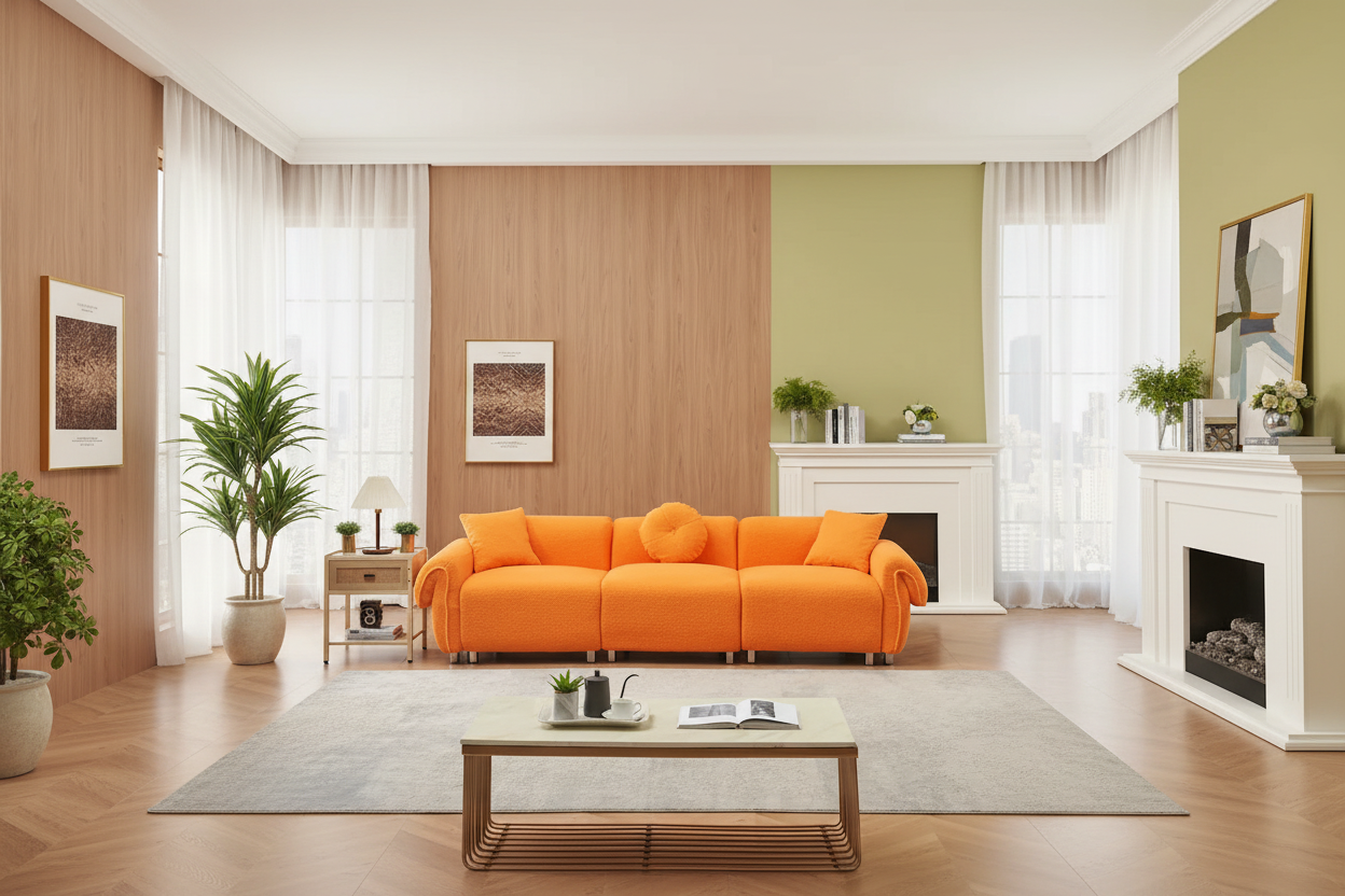 Luxury Living Room Wide-angle 1